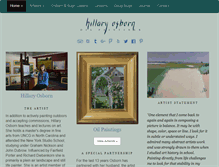 Tablet Screenshot of hillaryosborn.com